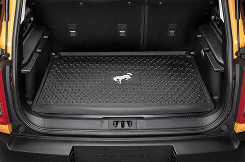 Discover Ford Bronco Accessories in CB, Cargo Area Protector For Full Size Spare